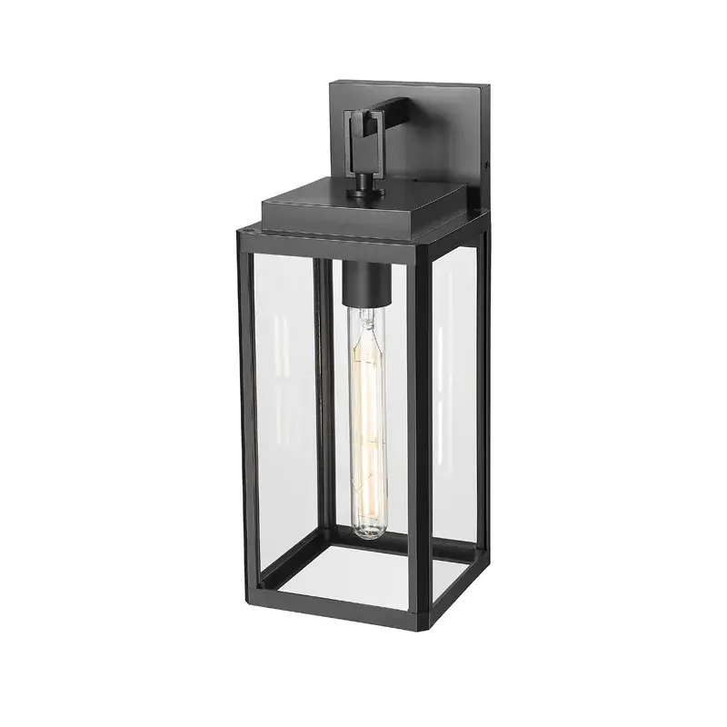 Durable Geometric Outdoor Sconce with AquaGuard Protection