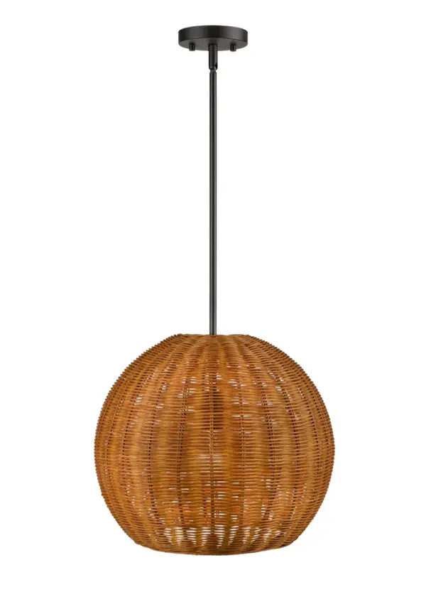 Natural Woven Pendant Light