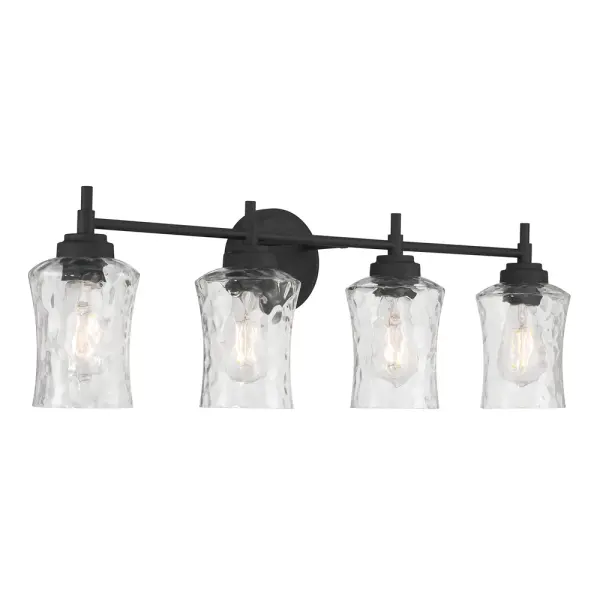 Clarvyn 4-Light Vanity in Matte Black