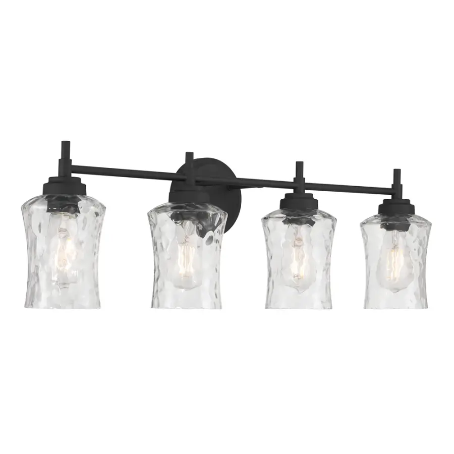 Clarvyn 4-Light Vanity in Matte Black