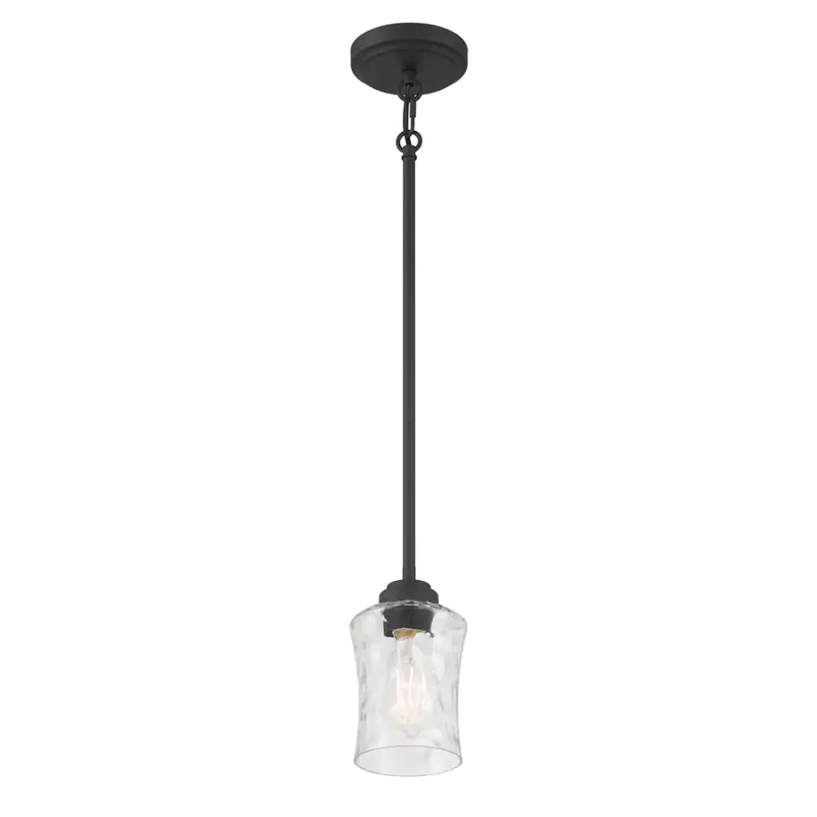Clarvyn Mini Pendant in Matte Black