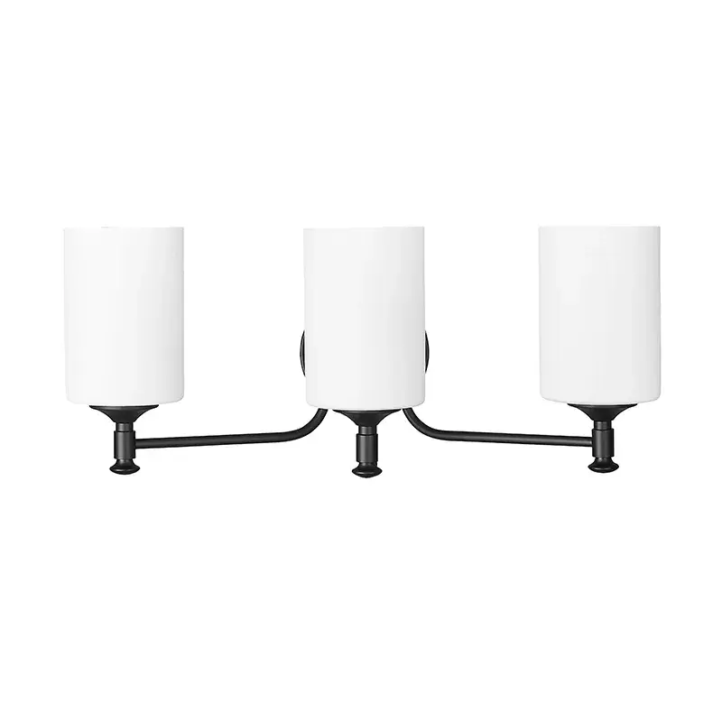 91033 Matte Black Bath Vanity Light