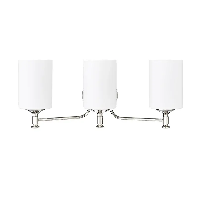 91033 Polished Nickel Bath Vanity Light