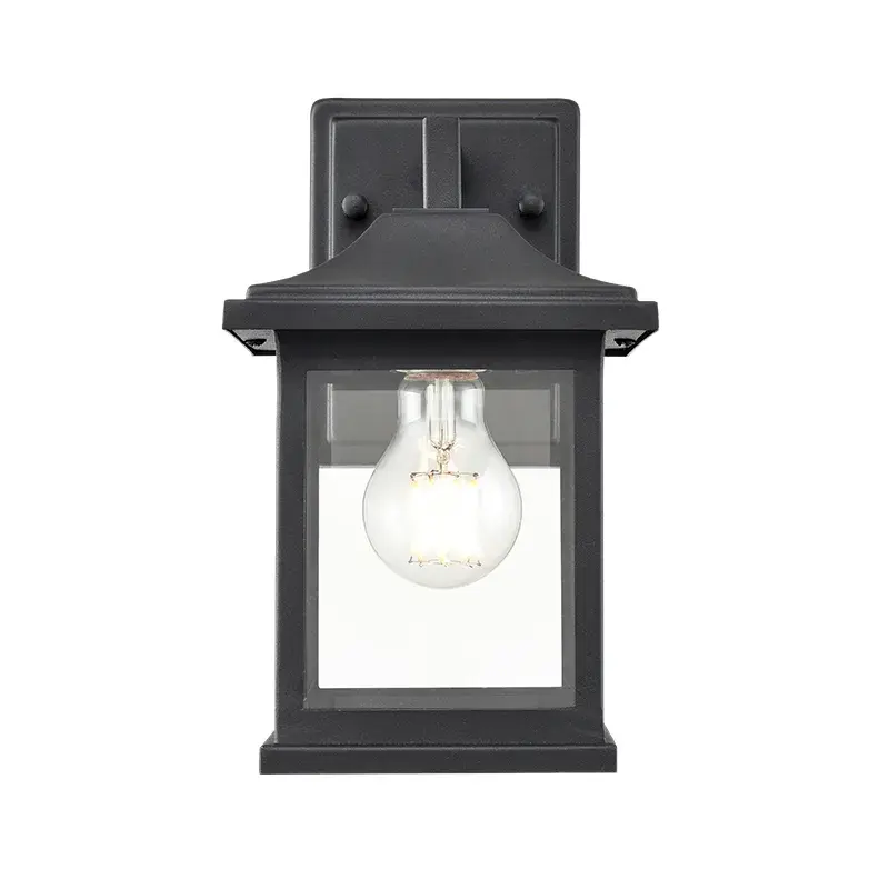 Outdoor Light Fixture in Textured Black