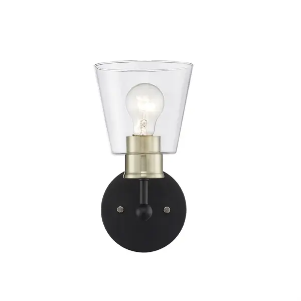 The 9131 wall sconce delivers contemporary style with its matte black finish, perfect for adding ambient lighting to hallways, bedrooms, and living spaces. Its versatile design complements modern and minimalist interiors.