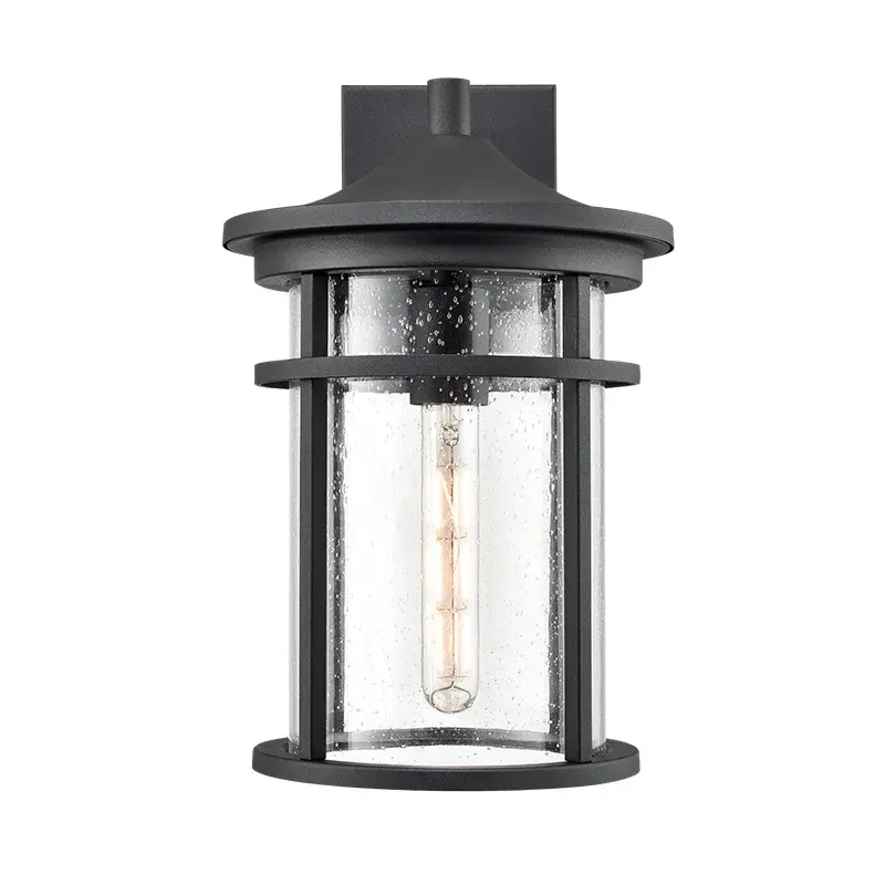 Outdoor Light Fixture in Textured Black