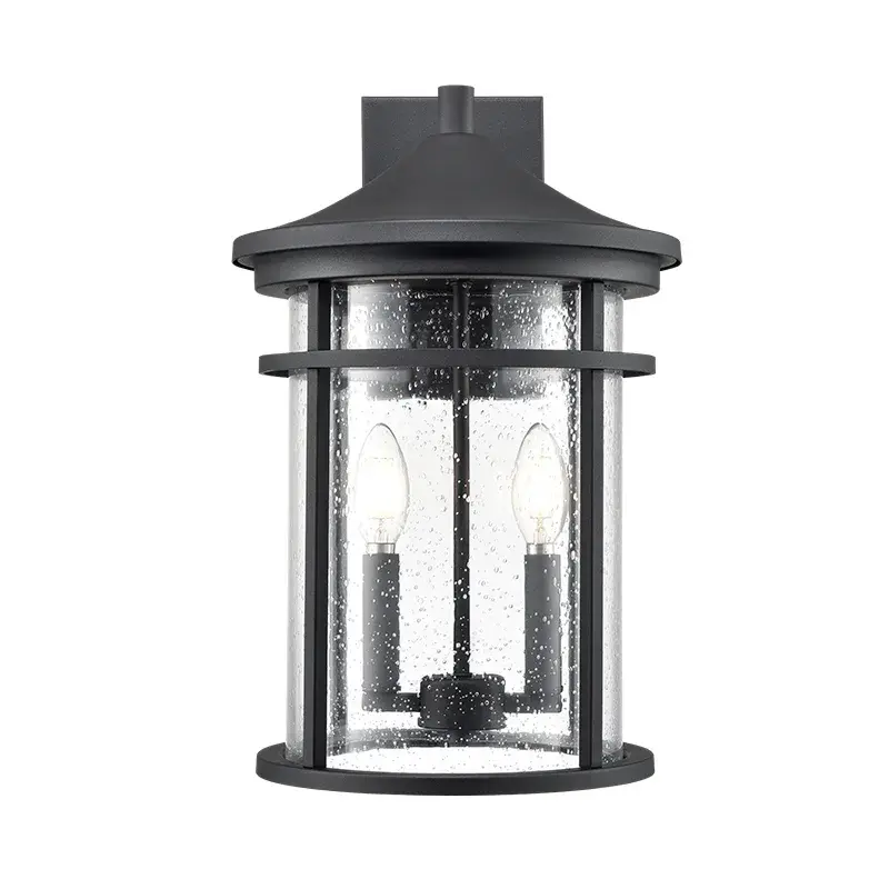 Outdoor Light Fixture in Textured Black