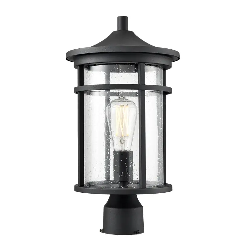 Outdoor Light Fixture in Textured Black