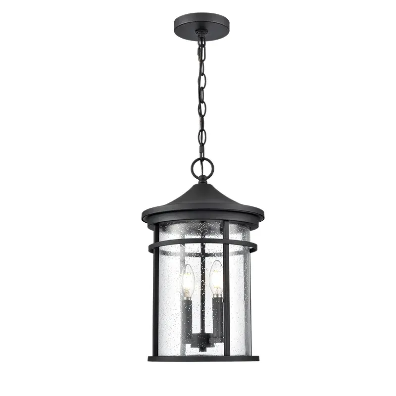 Outdoor Light Fixture in Textured Black