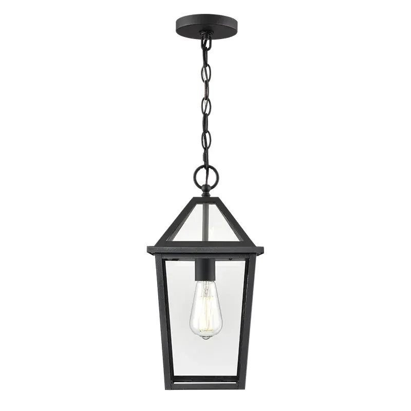 Outdoor Light Fixture in Textured Black