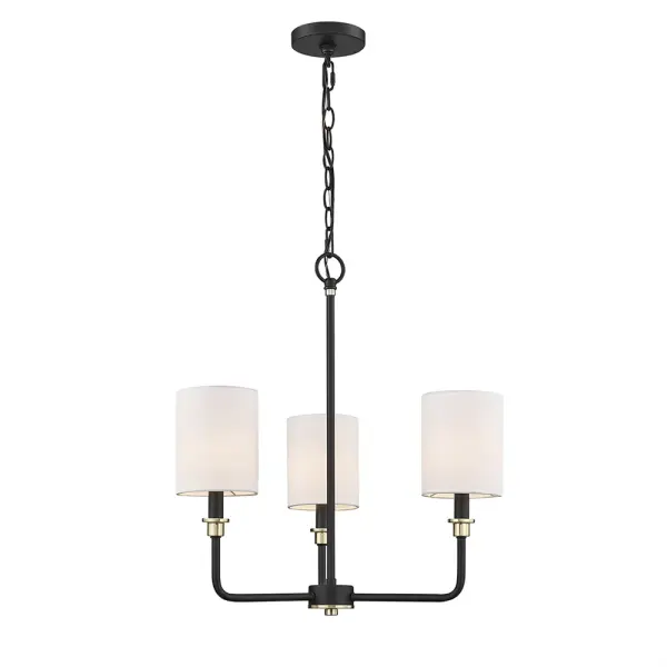 The 9143 chandelier features a sophisticated matte black finish that brings modern elegance to any space. Its versatile design works beautifully in both residential and commercial settings.