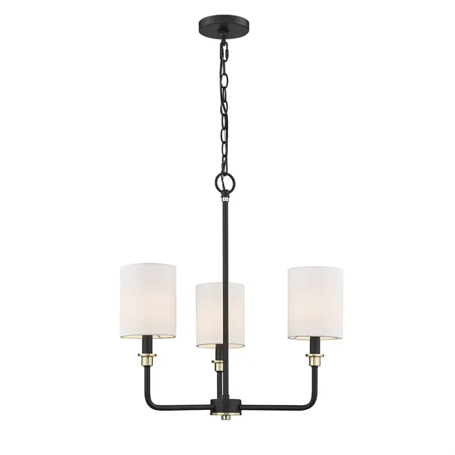 9143 Chandelier in Matte Black