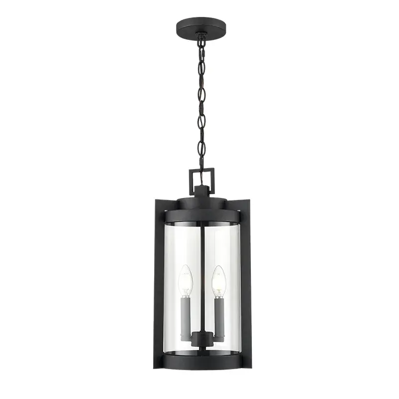 Outdoor Light Fixture in Textured Black