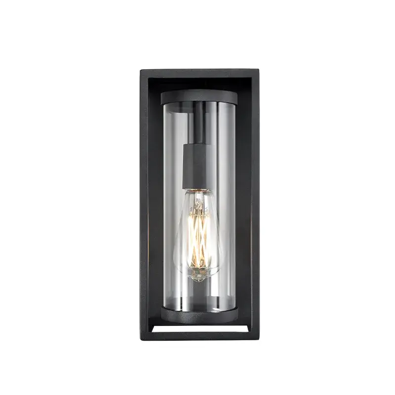Outdoor Light Fixture in Textured Black
