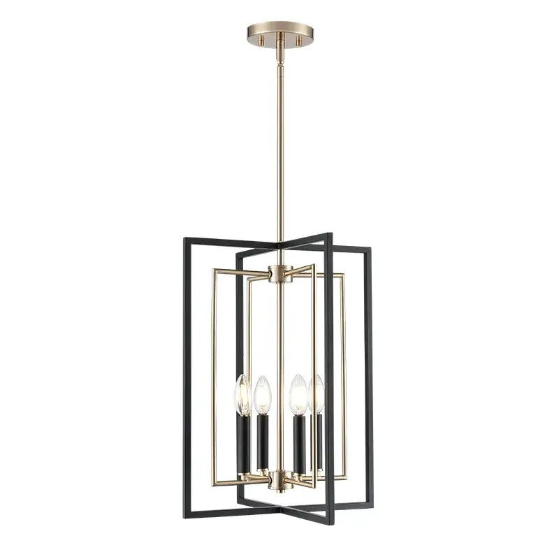 91704 Matte Black Pendant Light