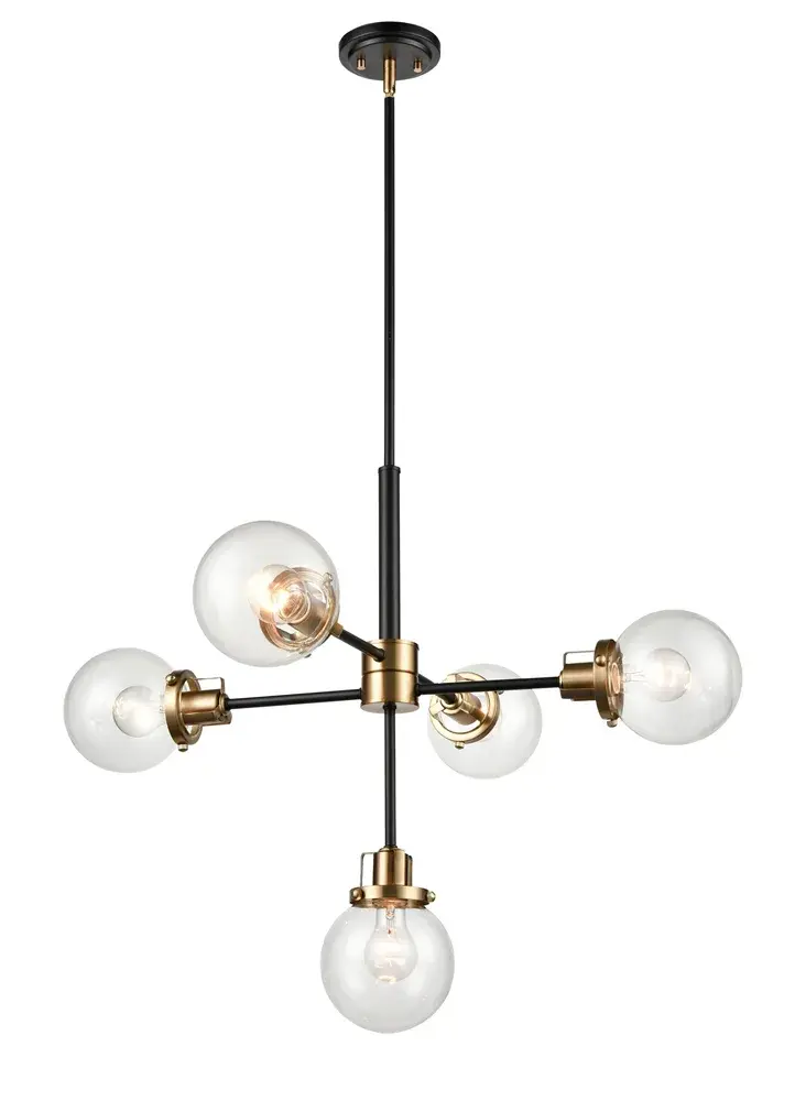 9205 Matte Black Pendant Light
