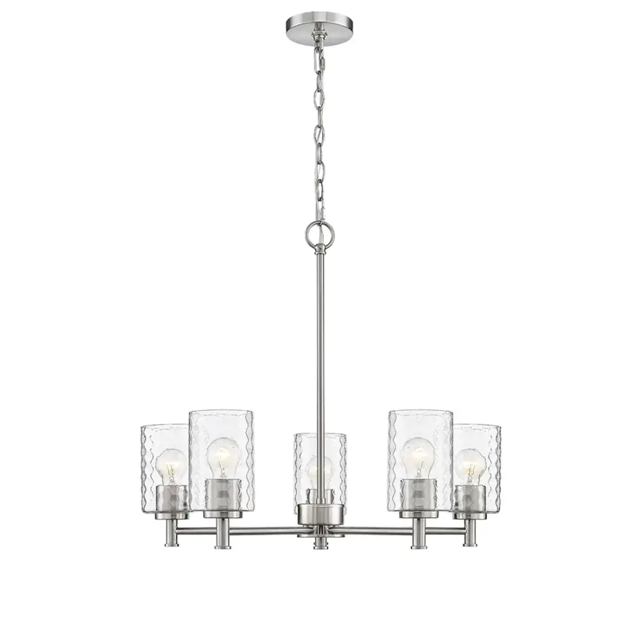 9215 Brushed Nickel Chandelier