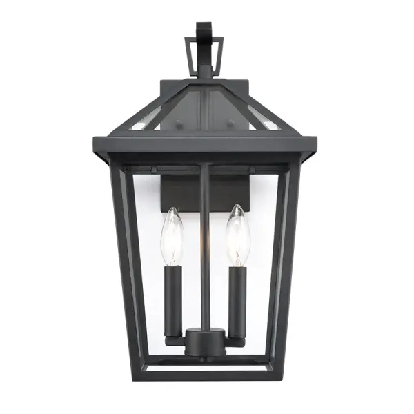The 92202 outdoor light combines contemporary styling with a durable textured black finish, making it ideal for modern exterior applications. Its weather-resistant construction ensures reliable performance.