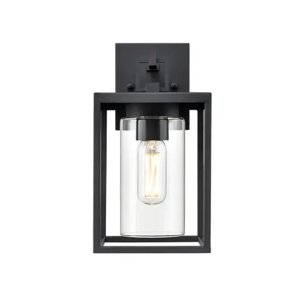 The 93101 outdoor light combines contemporary styling with a durable textured black finish, making it ideal for modern exterior applications. Its weather-resistant construction ensures reliable performance.