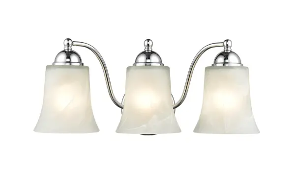 A versatile chrome vanity light that delivers clean, contemporary styling perfect for bathroom illumination. The polished chrome finish adds brightness and pairs well with modern fixtures and hardware.