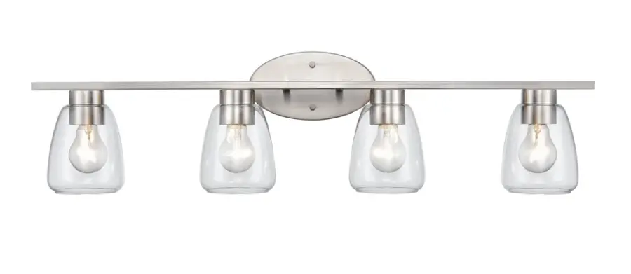 9364 Bath Vanity Light in Brushed Nickel