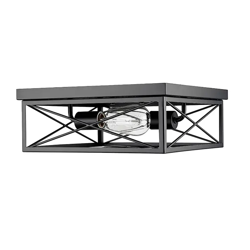 94102 Matte Black Flush Mount