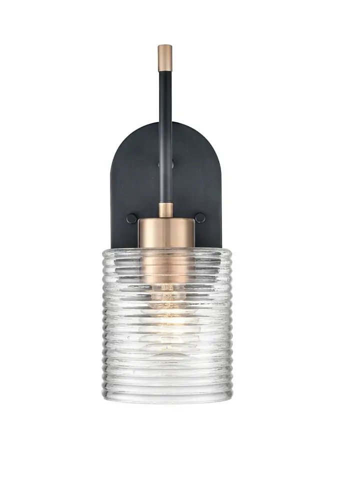 9411 Wall Sconce in Matte Black