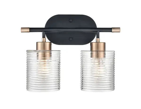 The 9412 vanity light delivers modern sophistication with its matte black finish and clean design. Perfect for contemporary bathrooms seeking a bold, minimalist aesthetic with reliable task lighting.