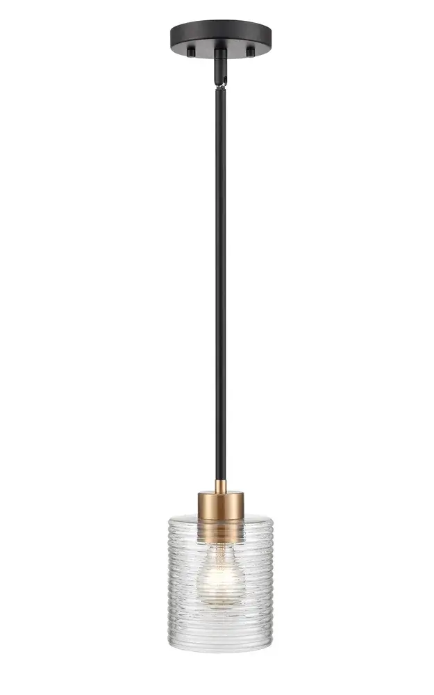 9421 Matte Black Pendant Light