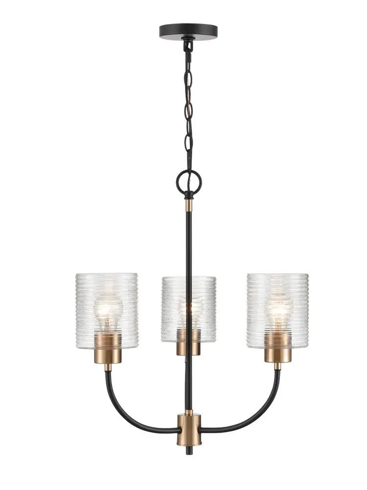 9423 Chandelier in Matte Black