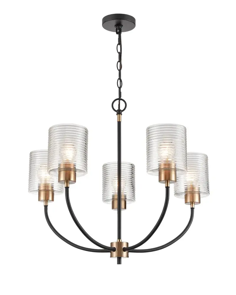 9425 Chandelier in Matte Black