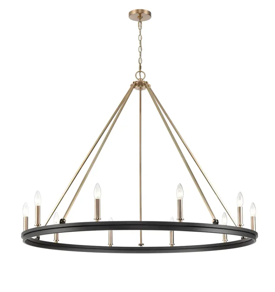 9510 Chandelier in Matte Black