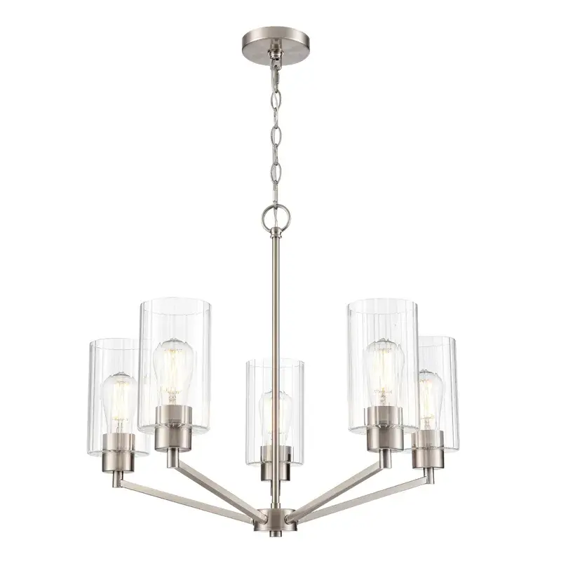 9515 Brushed Nickel Chandelier