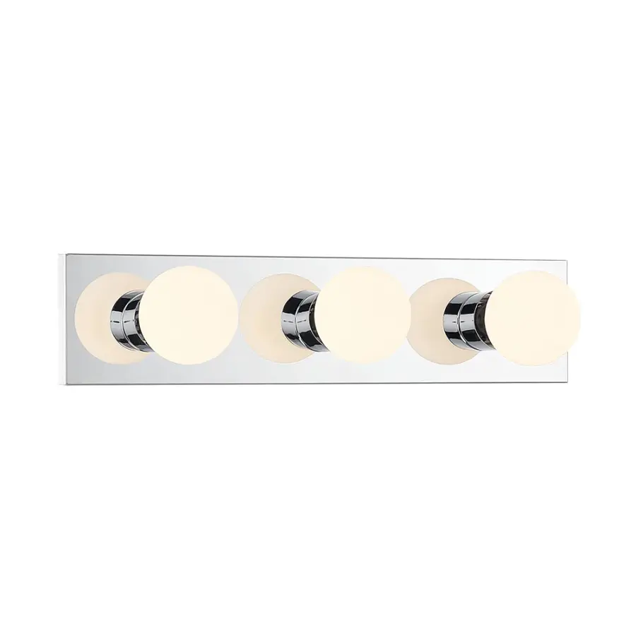 Bellisse 3-Light Chrome Vanity Light