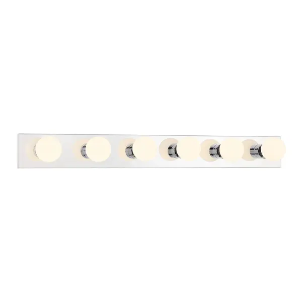 Bellisse 6-Light Chrome Vanity Light