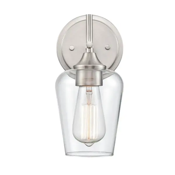 9701 Wall Sconce in Brushed Nickel