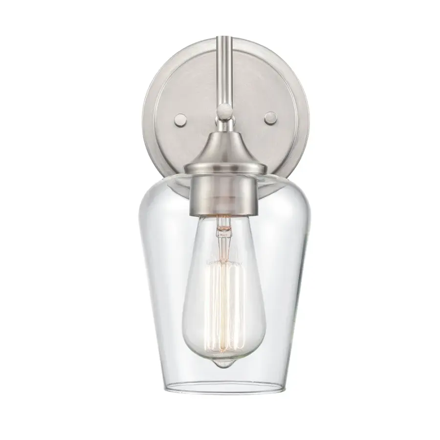 9701 Wall Sconce in Brushed Nickel