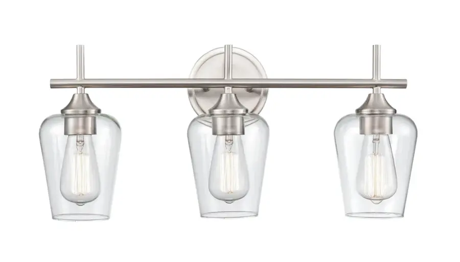 9703 Bath Vanity Light in Brushed Nickel
