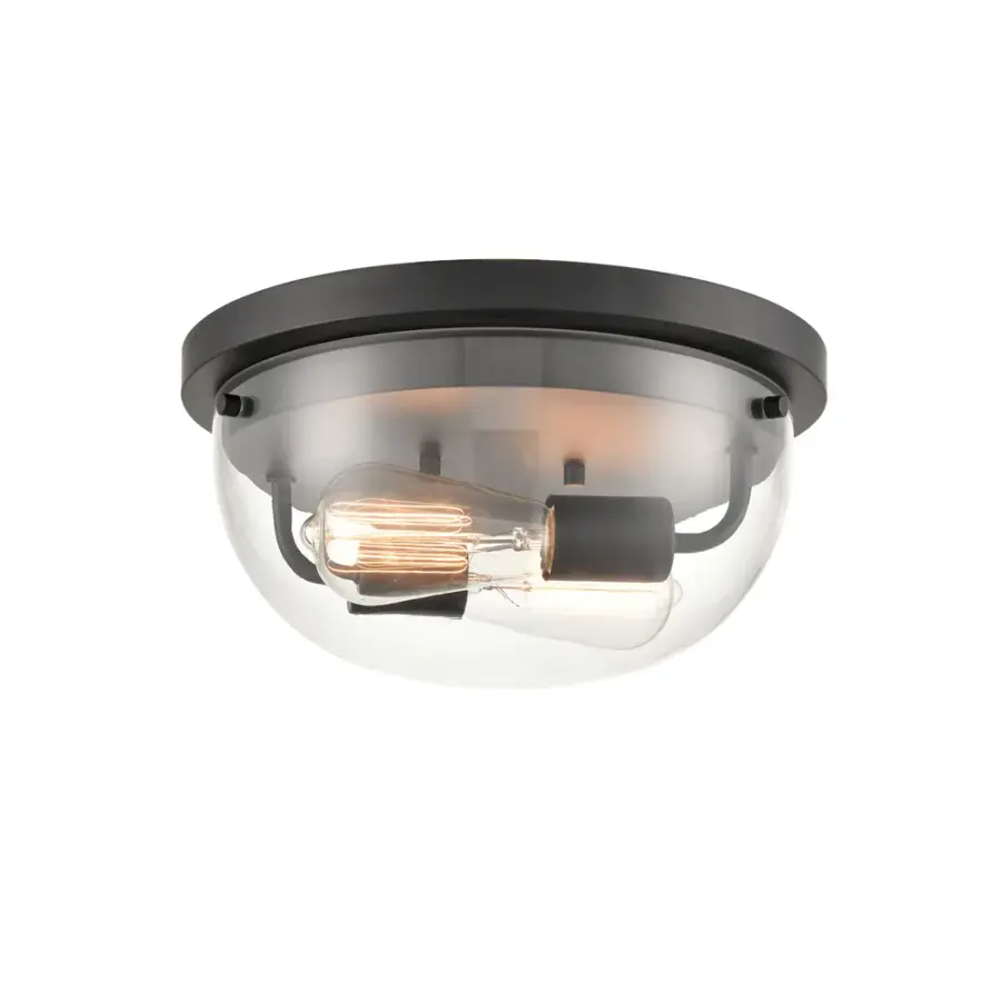 9712 Flush Mount in Matte Black