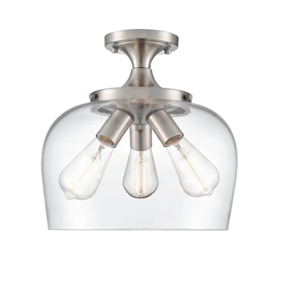 9713 Semi-Flush Mount in Brushed Nickel