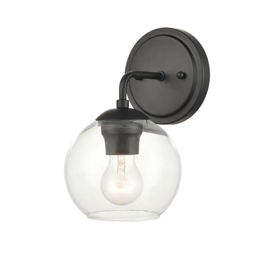 9751 Matte Black Wall Sconce