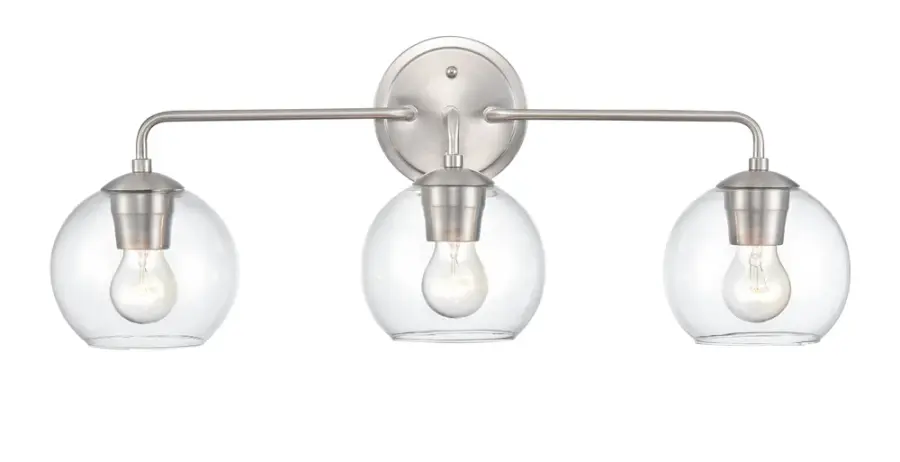 9753 Bath Vanity Light in Brushed Nickel