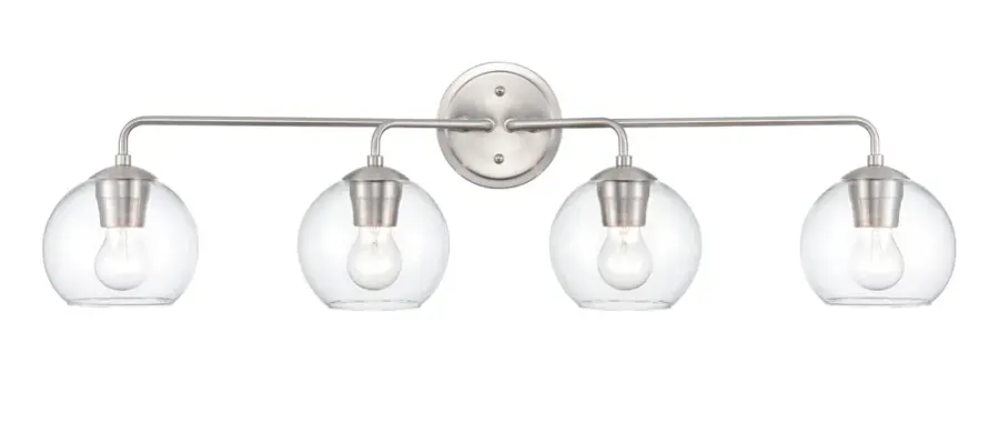 9754 Bath Vanity Light in Brushed Nickel