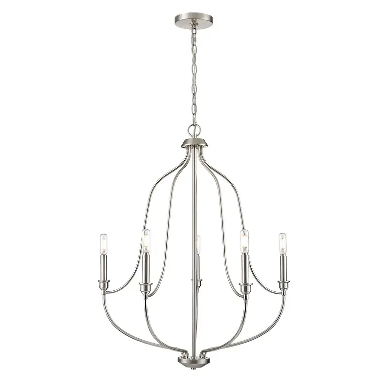 Brushed Nickel Chandelier