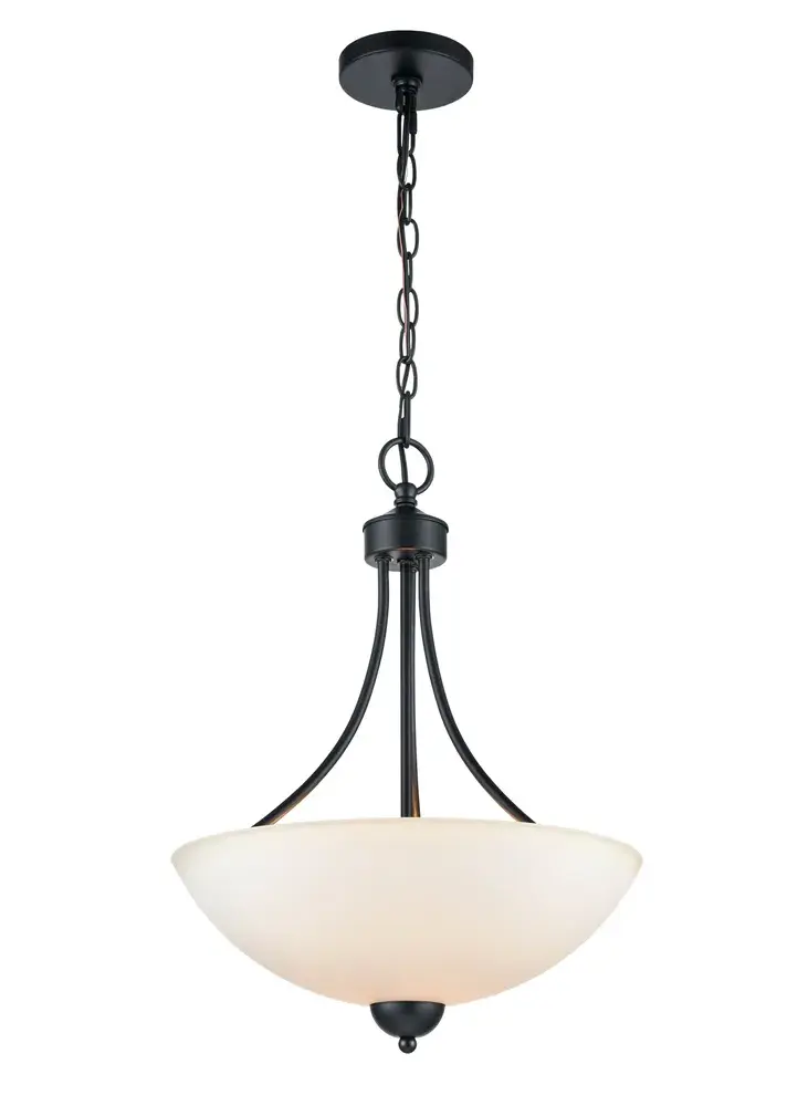 9802 Matte Black Pendant Light