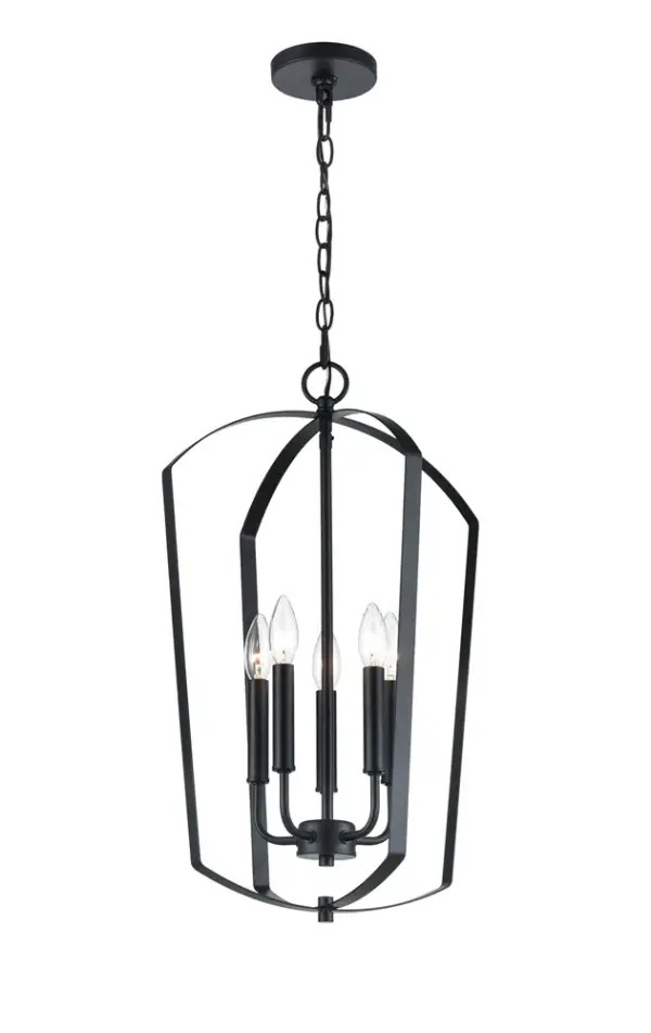 9825 Matte Black Pendant