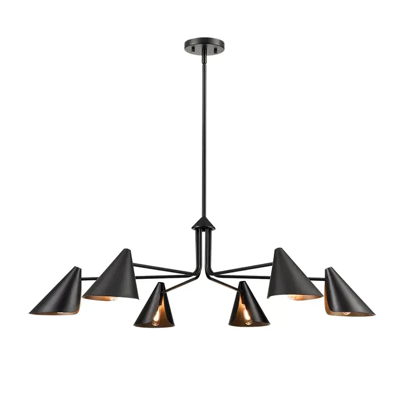 Matte Black Chandelier