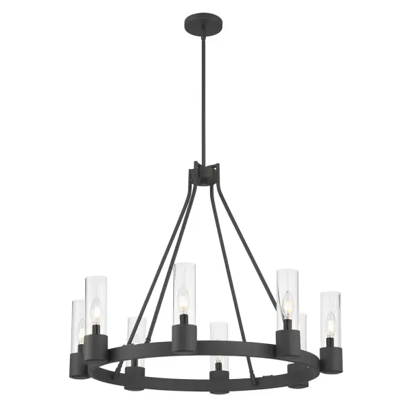 Evandrel Gothic Wagon Wheel Chandelier