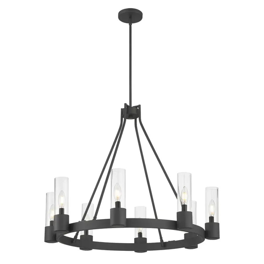 Evandrel Gothic Wagon Wheel Chandelier