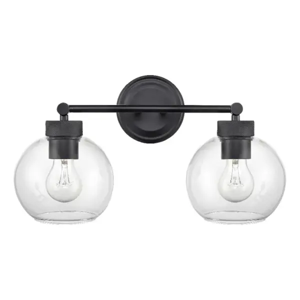 99102 Bath Vanity Light in Matte Black